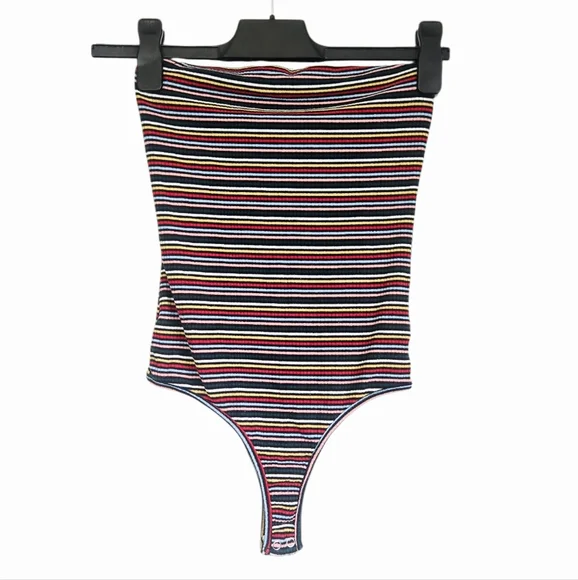 Colorful Striped Tube Top - Picture 2 of 3